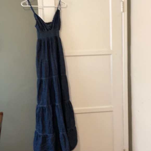 Blue Asphalt Navy Blue Tiered Maxi Dress - Picture 12 of 16